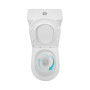 Унитаз напольный Qtap Presto безобідковий з сідінням Soft-close QTPRE27W51022