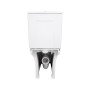 Унитаз напольный Qtap Presto безобідковий з сідінням Soft-close QTPRE27W51022