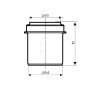 Редукція каналізаційна короткая Ostendorf-OSMA HT-System PLUS d160×110