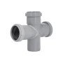 Хрестовина каналізаційна Ostendorf-OSMA HT-System PLUS d50/50/50/50×87°