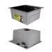 Акционный набор Lidz: мойка H4545 Black PVD Decor 2,5/0,5 мм + Смеситель Aria для кухни с гибким изливом (k35) Black