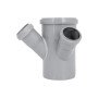 Хрестовина каналізаційна двоплощинна Ostendorf-OSMA HT-System PLUS d110/110/50/50×45°