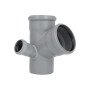 Хрестовина каналізаційна двоплощинна Ostendorf-OSMA HT-System PLUS d110/110/110/110×67° (Л)