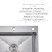 Акційний набір Lidz: мийка H6050H інтегрована Decor Honeycomb 2,5/0,5 мм LDH6050DEC48370 + Змішувач Aria для кухні з гнучким виливом (k35) Grey