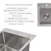 Акційний набір Lidz: мийка H4050 інтегрована Brushed Steel 3,0/1,0 мм + Змішувач Aria для кухні з гнучким виливом (k35) Grey