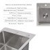 Акционный набор Lidz: мойка H4050 интегрированная Brushed Steel 3,0/1,0 мм + Смеситель Aria для кухни с гибким изливом (k35) Grey