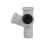 Хрестовина каналізаційна двоплощинна Ostendorf-OSMA HT-System PLUS d50/50/50/50×67°