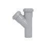 Трійник каналізаційний Ostendorf-OSMA HT-System PLUS d40/40/40×45°