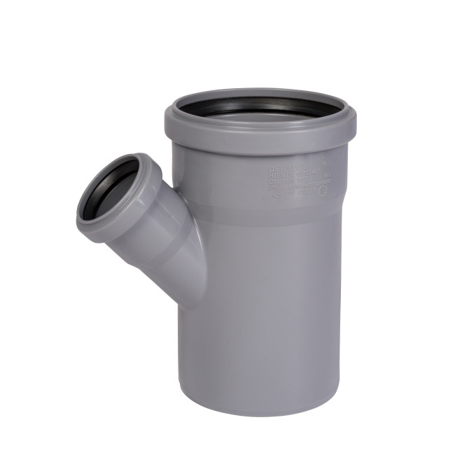 Трійник каналізаційний Ostendorf-OSMA HT-System PLUS d110/50/110×45°