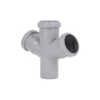 Хрестовина каналізаційна Ostendorf-OSMA HT-System PLUS d50/50/50/50×67°