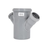 Хрестовина каналізаційна Ostendorf-OSMA HT-System PLUS d110/50/110/50×45°