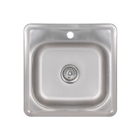 Кухонна мийка Brinex 4848 0,6 мм Satin (BRIN4848SAT0651257)