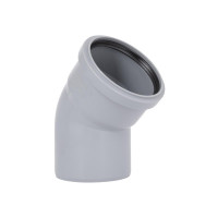Коліно каналізаційне Ostendorf-OSMA HT-System PLUS d90×45°