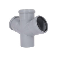 Хрестовина каналізаційна Ostendorf-OSMA HT-System PLUS d75/75/75/75×67°