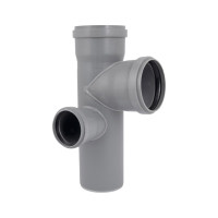 Хрестовина каналізаційна двоплощинна Ostendorf-OSMA HT-System PLUS d110/110/110/75×87° (Л)