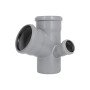 Хрестовина каналізаційна двоплощинна Ostendorf-OSMA HT-System PLUS d110/110/110/110×67° (П)