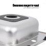 Кухонна мийка Brinex 4848 0,6 мм Micro Decor (BRIN4848MDEC0651258)