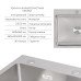 Акційний набір Lidz: мийка H6050 інтегрована Brushed Steel 3,0/1,0 мм + Змішувач Aria для кухні з гнучким виливом (k35) Grey