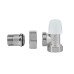 Кран радиаторный Icma 1/2" угловой без ручки №805