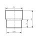 Переход чугун-пластик Ostendorf-OSMA HT-System PLUS d110