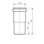 Компенсатор канализационный Ostendorf-OSMA HT-System PLUS d75