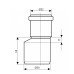 Редукція каналізаційна Ostendorf-OSMA HT-System PLUS d50×32