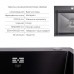 Акційний набір Lidz: мийка інтегрована Decor Black PVD Honeycomb 2,5/0,5 мм + Змішувач Aria для кухні з гнучким виливом (k35) Black