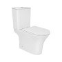 Унитаз напольный Qtap Presto безобідковий з сідінням Soft-close QTPRE27W51022
