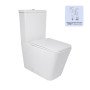 Унітаз підлоговий Qtap Crow Ultra Quiet безобідковий з сідінням Soft-close QTCRO27W51028