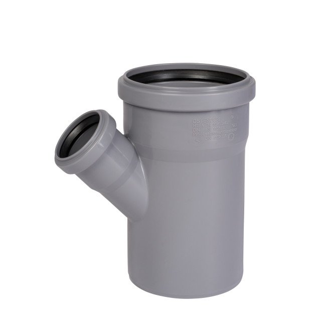 Трійник каналізаційний Ostendorf-OSMA HT-System PLUS d110/50/110×45°