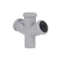 Хрестовина каналізаційна Ostendorf-OSMA HT-System PLUS d50/50/50/50×67°