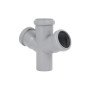 Хрестовина каналізаційна Ostendorf-OSMA HT-System PLUS d50/50/50/50×67°