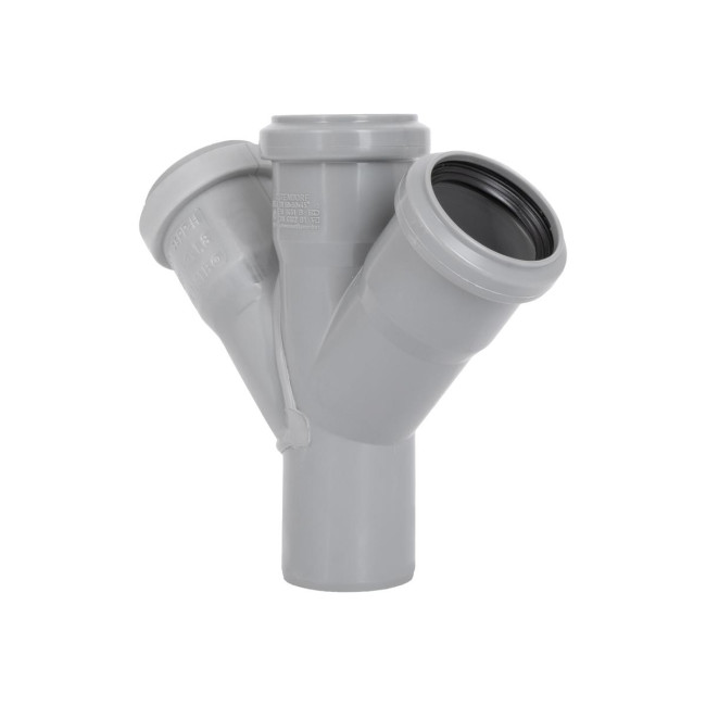 Хрестовина каналізаційна Ostendorf-OSMA HT-System PLUS d50/50/50/50×45°