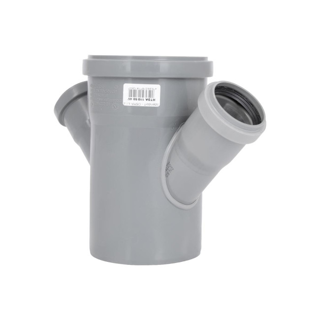 Хрестовина каналізаційна Ostendorf-OSMA HT-System PLUS d110/50/110/50×45°
