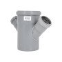 Хрестовина каналізаційна Ostendorf-OSMA HT-System PLUS d110/50/110/50×45°
