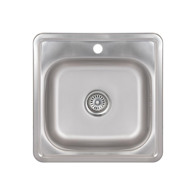 Кухонна мийка Brinex 4848 0,6 мм Satin (BRIN4848SAT0651257)