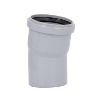 Коліно каналізаційне Ostendorf-OSMA HT-System PLUS d75×15°