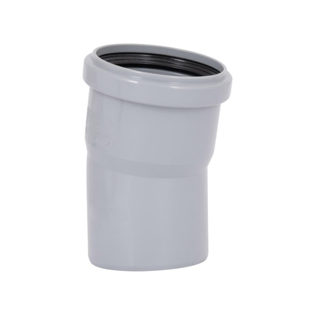 Коліно каналізаційне Ostendorf-OSMA HT-System PLUS d75×15°