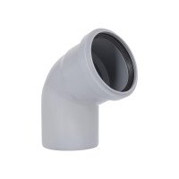 Коліно каналізаційне Ostendorf-OSMA HT-System PLUS d75×67°