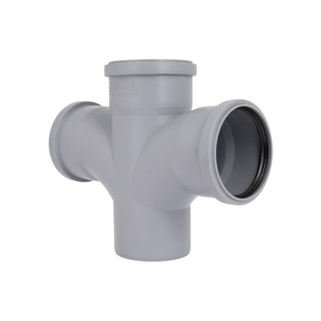 Хрестовина каналізаційна Ostendorf-OSMA HT-System PLUS d90/90/90/90×87°