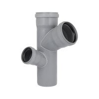 Хрестовина каналізаційна двоплощинна Ostendorf-OSMA HT-System PLUS d110/110/110/75×67° (Л)