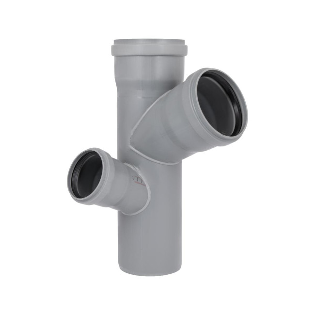 Хрестовина каналізаційна двоплощинна Ostendorf-OSMA HT-System PLUS d110/110/110/75×67° (Л)
