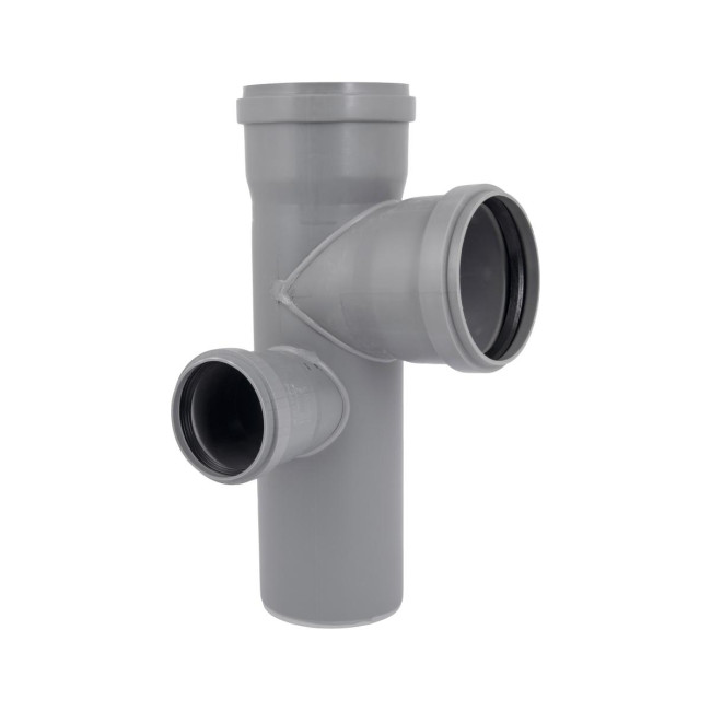 Хрестовина каналізаційна двоплощинна Ostendorf-OSMA HT-System PLUS d110/110/110/75×87° (Л)