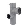 Хрестовина каналізаційна двоплощинна Ostendorf-OSMA HT-System PLUS d110/110/110/75×87° (Л)