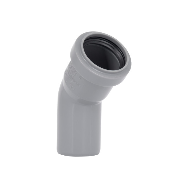 Коліно каналізаційне Ostendorf-OSMA HT-System PLUS d40×45°
