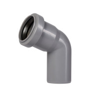 Коліно каналізаційне Ostendorf-OSMA HT-System PLUS d40×67°