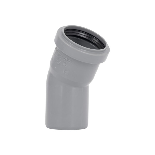 Коліно каналізаційне Ostendorf-OSMA HT-System PLUS d50×30°
