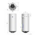 Электрический водонагреватель Thermo Alliance Spectra slim 50 л вертикальный, сухие ТЕН 1,6 кВт, d 360 мм