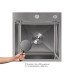 Акційний набір Lidz: мийка Handmade H4545 Decor 2,5/0,5 мм + K01G Корзина для кухонной мойки