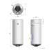 Водонагрівач електричний Thermo Alliance Spectra slim 50 л вертикальний, мокрий ТЕН 1,5 кВт, d 360 мм